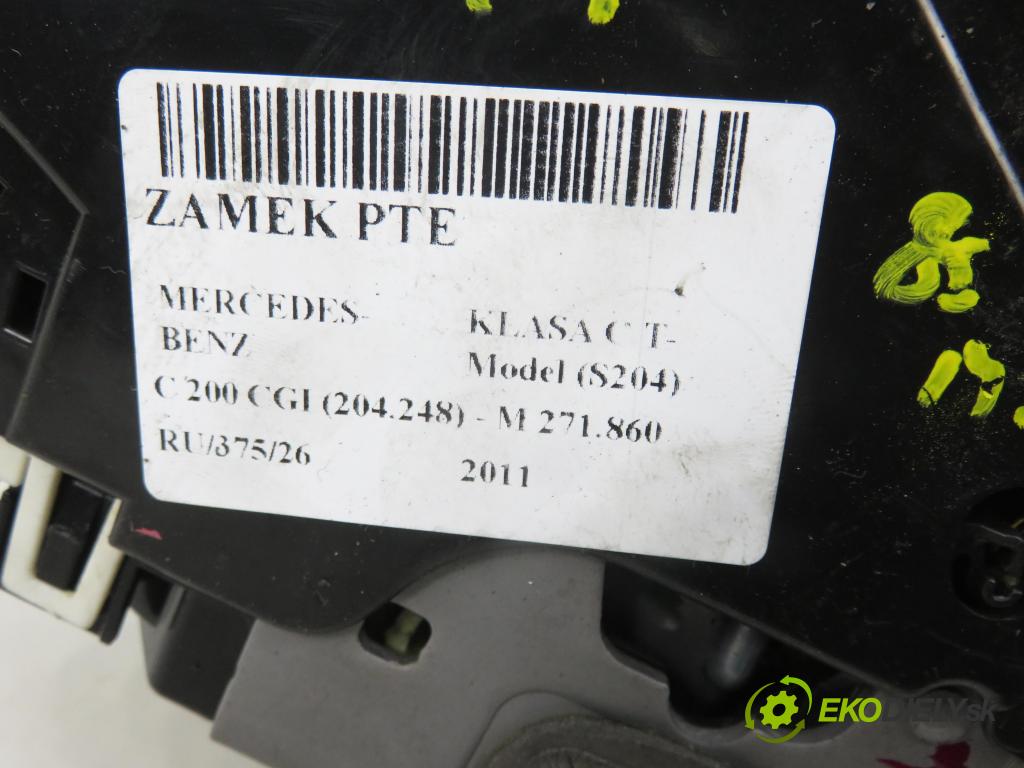 MERCEDES-BENZ KLASA C T-Model (S204) KOMBI 2011 135,00 C 200 CGI (204.248) - M 271.860 1796,00 zámok PTE 2047301435