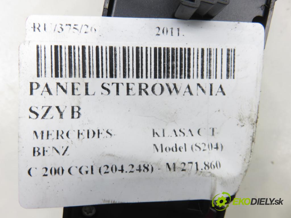 MERCEDES-BENZ KLASA C T-Model (S204) KOMBI 2011 135,00 C 200 CGI (204.248) - M 271.860 1796,00 Panel ovládaní oken 2049055402