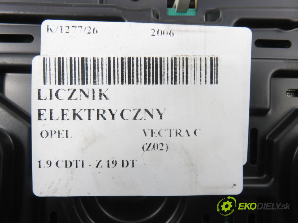OPEL VECTRA C (Z02) LIFTBACK 2006 88,00 1.9 CDTI 8V 120 - Z 19 DT 1910,00 prístrojovka elektrický 13193087PE