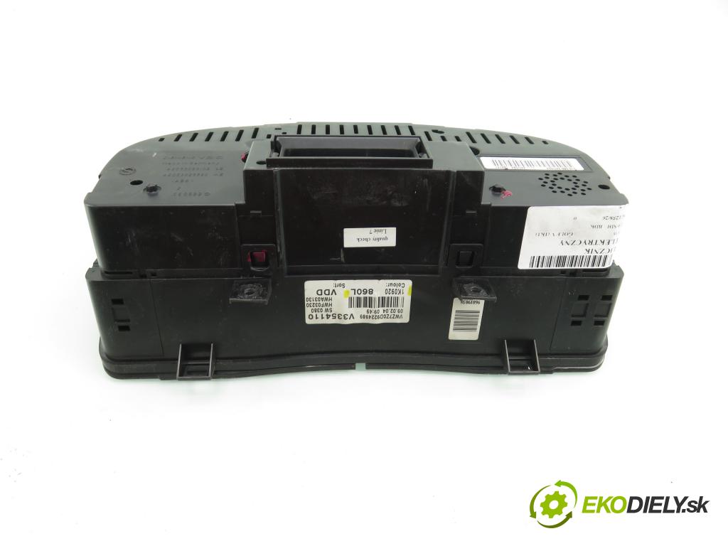 VW GOLF V (1K1) HB 2004 55,00 2.0 SDI - BDK 1968,00 prístrojovka elektrický 1K0920860L