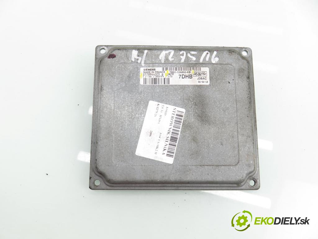 FORD FOCUS II (DA_, HCP) HB 2006 85,00 1.6 Ti - HXDA 1596,00 řídící jednotka motora S118944005B ; 7M5112A650KB