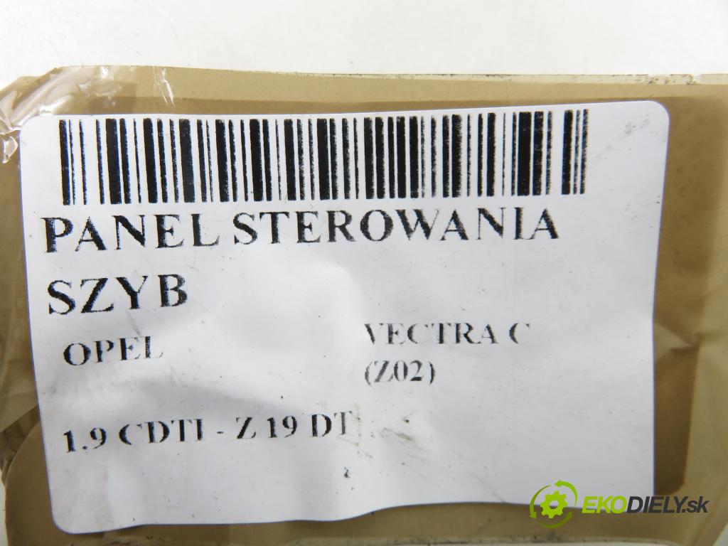 OPEL VECTRA C (Z02) LIFTBACK 2006 88,00 1.9 CDTI 8V 120 - Z 19 DT 1910,00 Panel ovládaní oken 13224058 ; 13224058RJ
