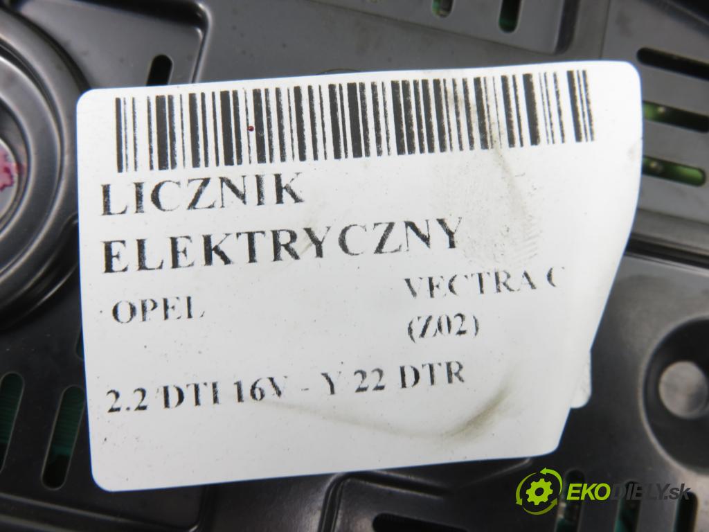 OPEL VECTRA C (Z02) LIFTBACK 2004 92,00 2.2 DTI 16V 125 - Y 22 DTR 2172,00 prístrojovka elektrický 13144741UZ