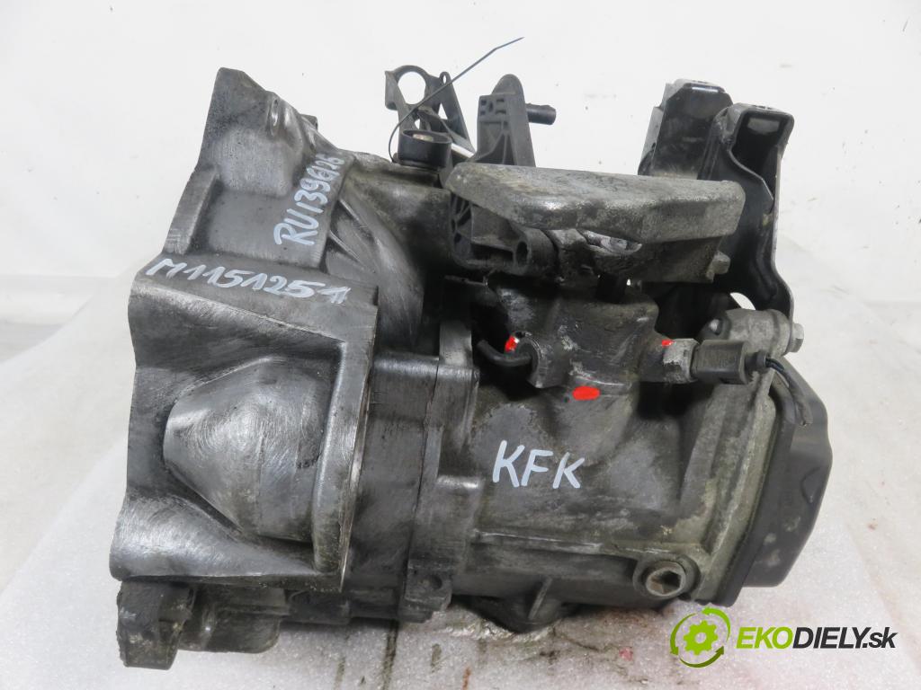 VW POLO (6R, 6C) HB 2009 55,00 1.6 TDI - CAYA 1598,00 převodovka MANUALNA KFK
