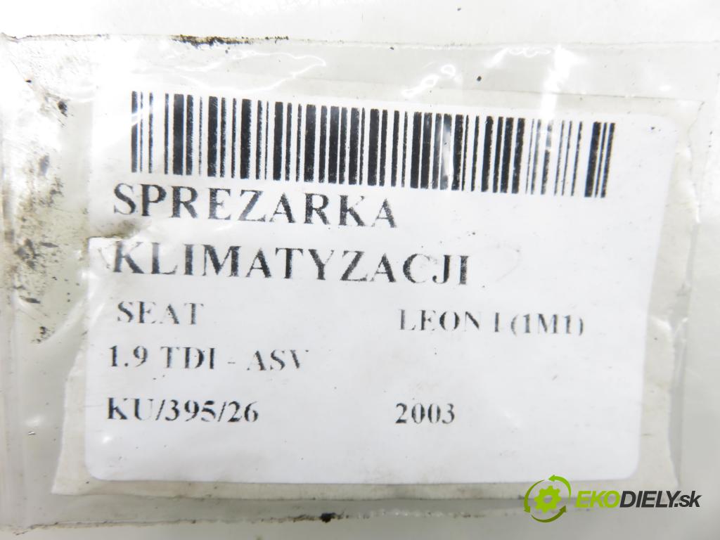 SEAT LEON (1M1) HB 2003 81,00 1.9 TDI - ASV 1896,00 KOMPRESOR: klimatizace 1J0820803K (Kompresor klimatizace)