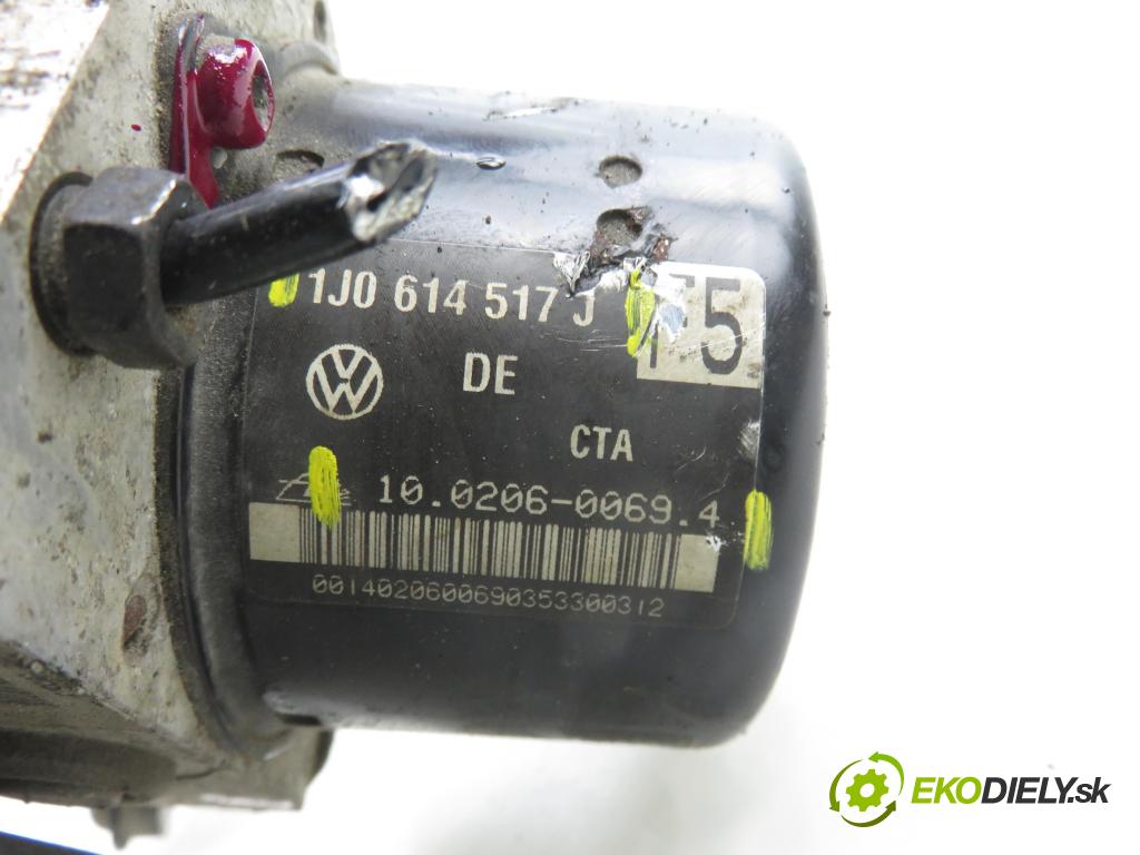 VW GOLF IV (1J1) HB 2003 74,00 1.9 TDI PD 101 - AXR 1896,00 pumpa ABS 10096003353 ; 1C0907379M ; 1J0614517J (Pumpa ABS)