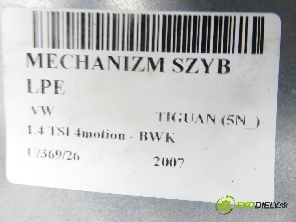 VW TIGUAN (5N_) SUV 2007 110,00 1.4 TSI 4motion - BWK 1390,00 mechanismus oken 1K0959793K ; 5N0959701A ; 5N1837729A