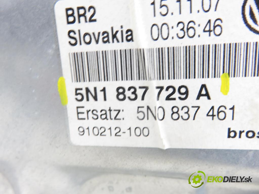 VW TIGUAN (5N_) SUV 2007 110,00 1.4 TSI 4motion - BWK 1390,00 mechanismus oken 1K0959793K ; 5N0959701A ; 5N1837729A