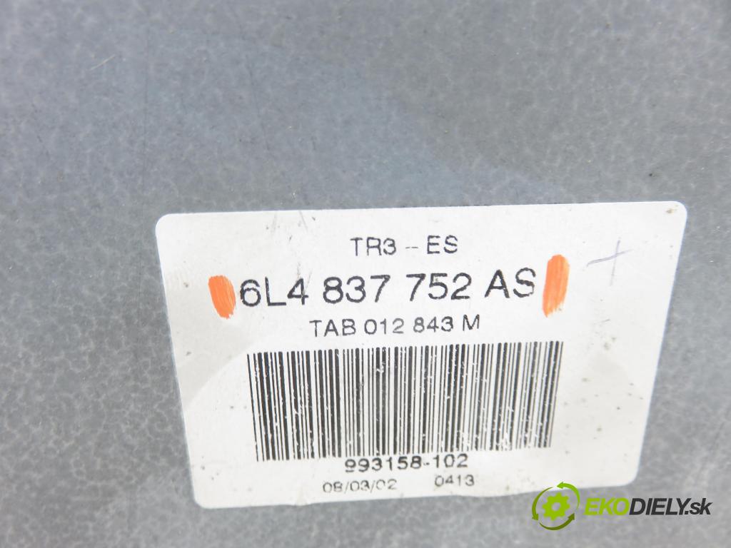 SEAT IBIZA III (6L1) HB 2002 55,00 1.4 16V - BBY 1390,00 mechanismus oken PPE 3D 6Q2959801C ; 6L4837752AS