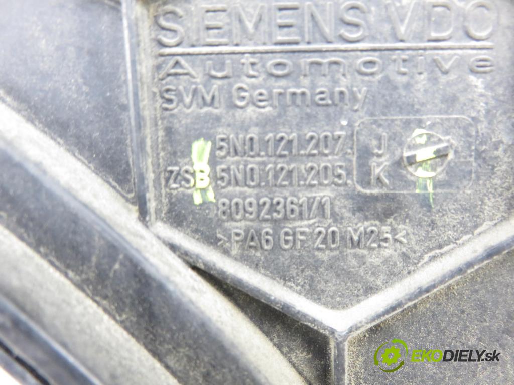 VW TIGUAN (5N_) SUV 2007 110,00 1.4 TSI 4motion - BWK 1390,00 ventilátor chladič PODNEBÍ / VODA 5N0121205K ; 5N0121207J