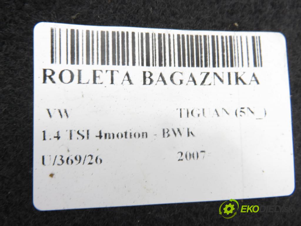 VW TIGUAN (5N_) SUV 2007 110,00 1.4 TSI 4motion - BWK 1390,00 POLKA: kufr 5N0867769E