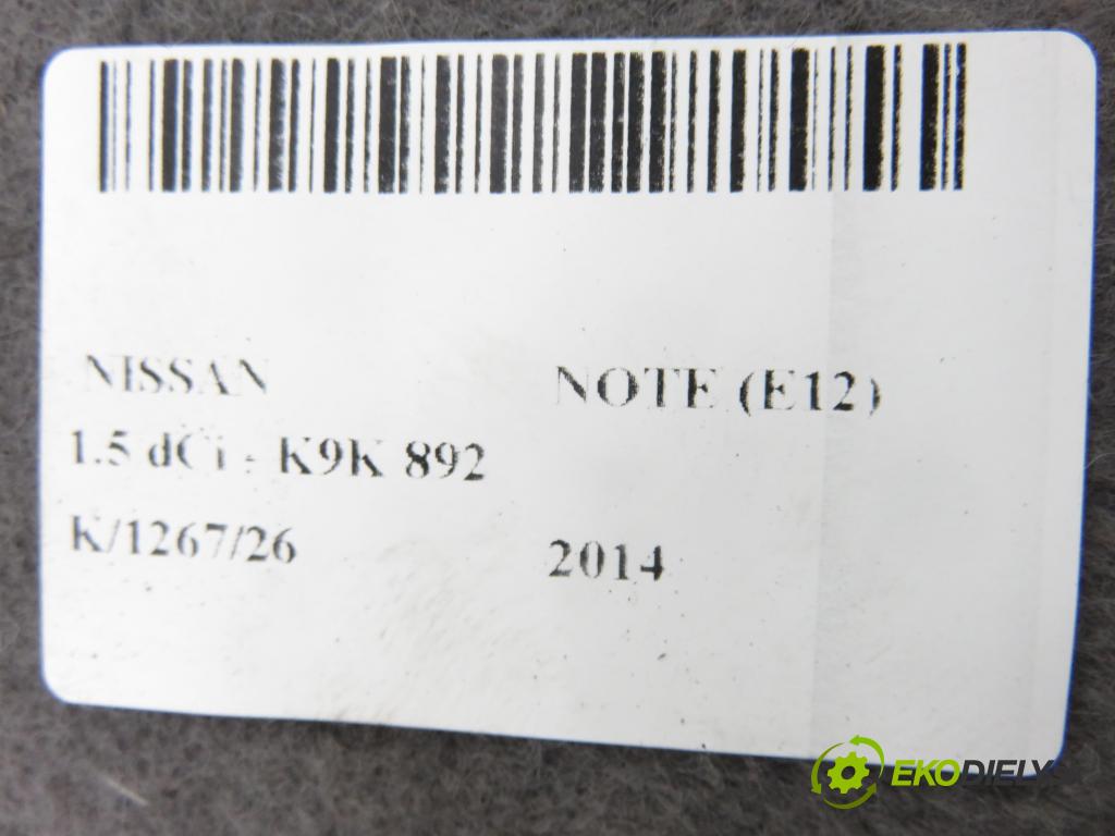 NISSAN NOTE (E12) MINIVAN 2014 66,00 1.5 dCi - K9K 892 1461,00 POLKA: kufr