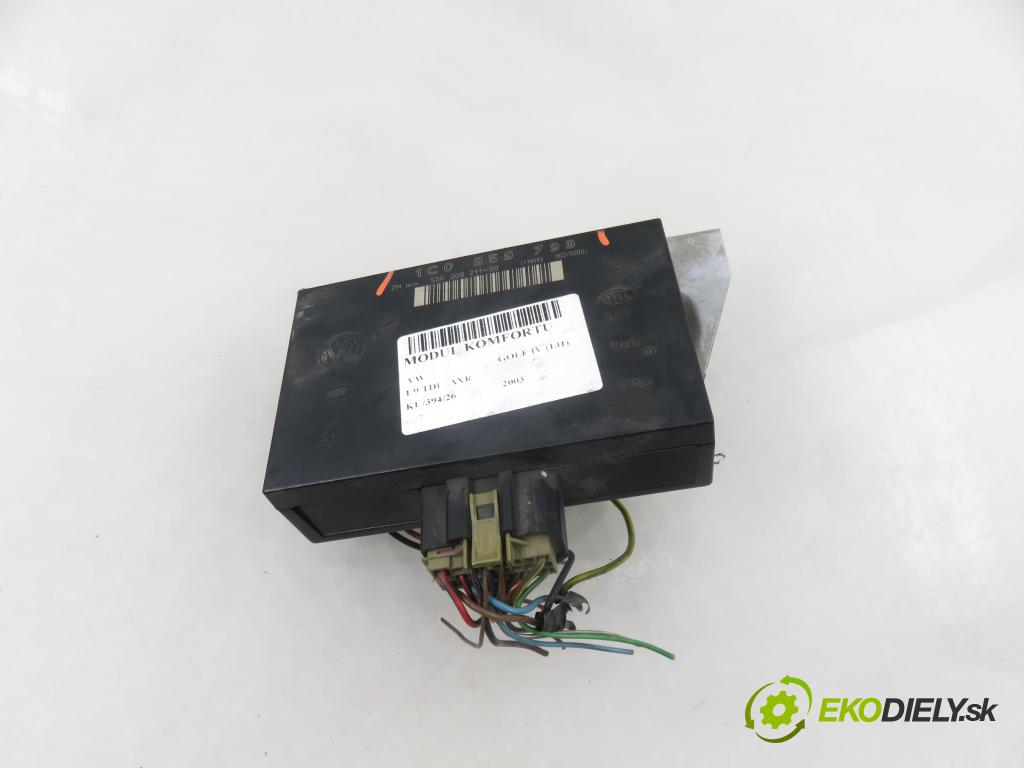 VW GOLF IV (1J1) HB 2003 74,00 1.9 TDI PD 101 - AXR 1896,00 MODUL komfortu 1C0959799