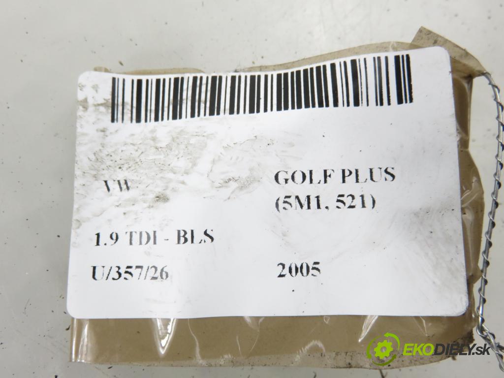 VW GOLF PLUS (5M1, 521) MINIVAN 2005 77,00 1.9 TDI - BLS 1896,00 chladič vody 65292
