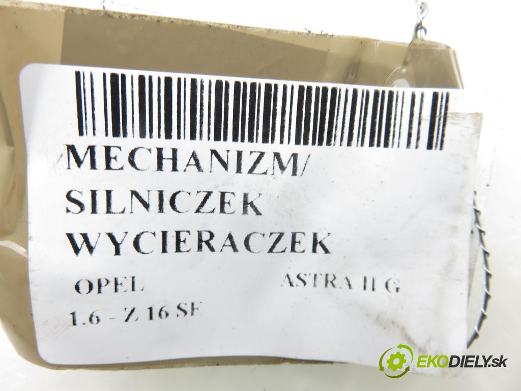 OPEL ASTRA G liftback (T98) HB 2001 62,00 1.6 - Z 16 SE 1598,00 MECHANISMUS/ motorek stěračů 24450202 ; 404387