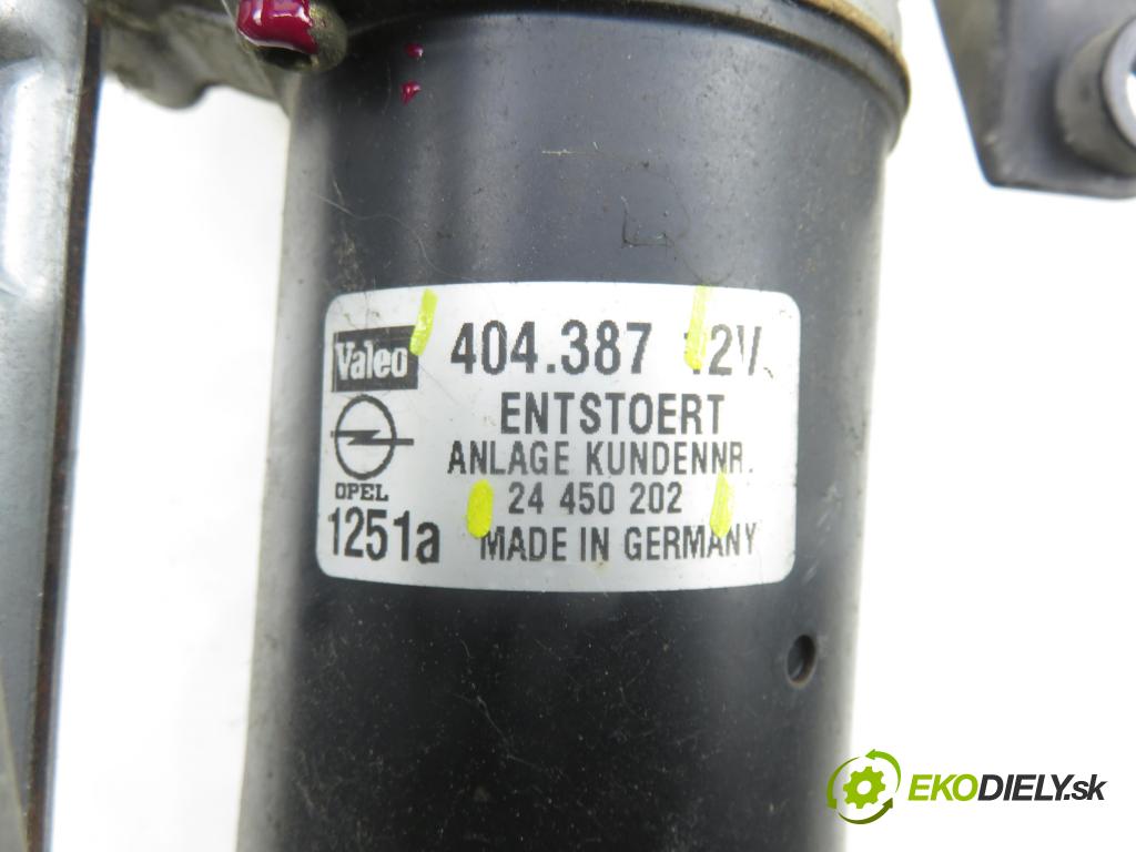 OPEL ASTRA G liftback (T98) HB 2001 62,00 1.6 - Z 16 SE 1598,00 MECHANISMUS/ motorek stěračů 24450202 ; 404387