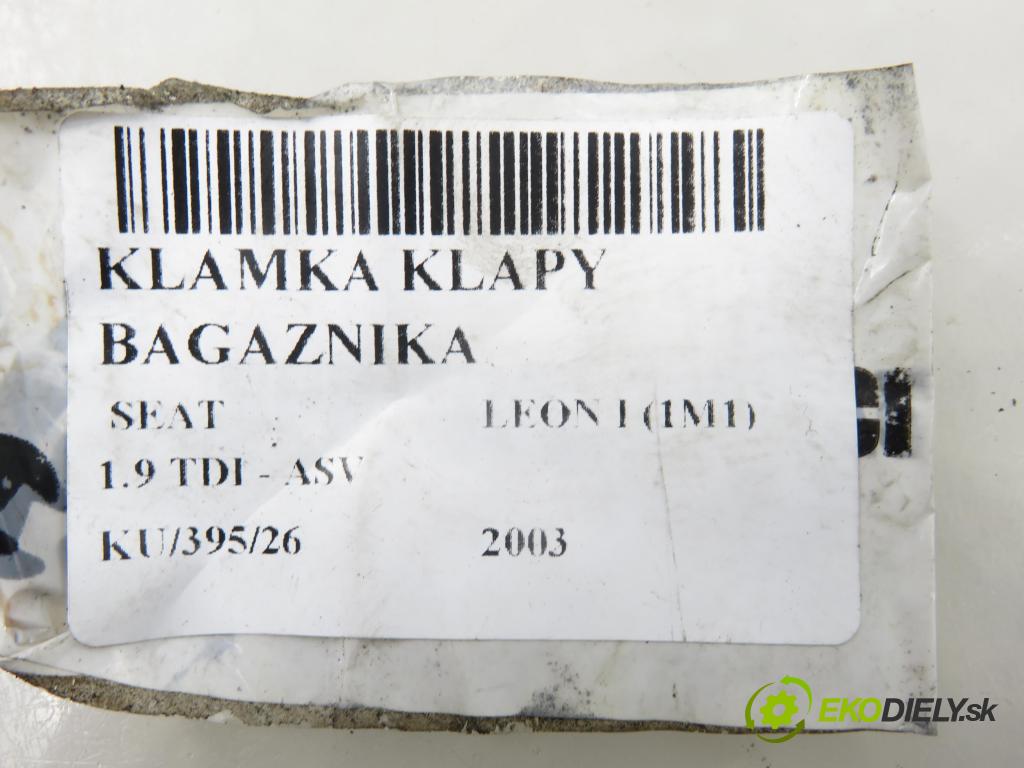 SEAT LEON (1M1) HB 2003 81,00 1.9 TDI 110 - ASV 1896,00 klika dveří kufr 