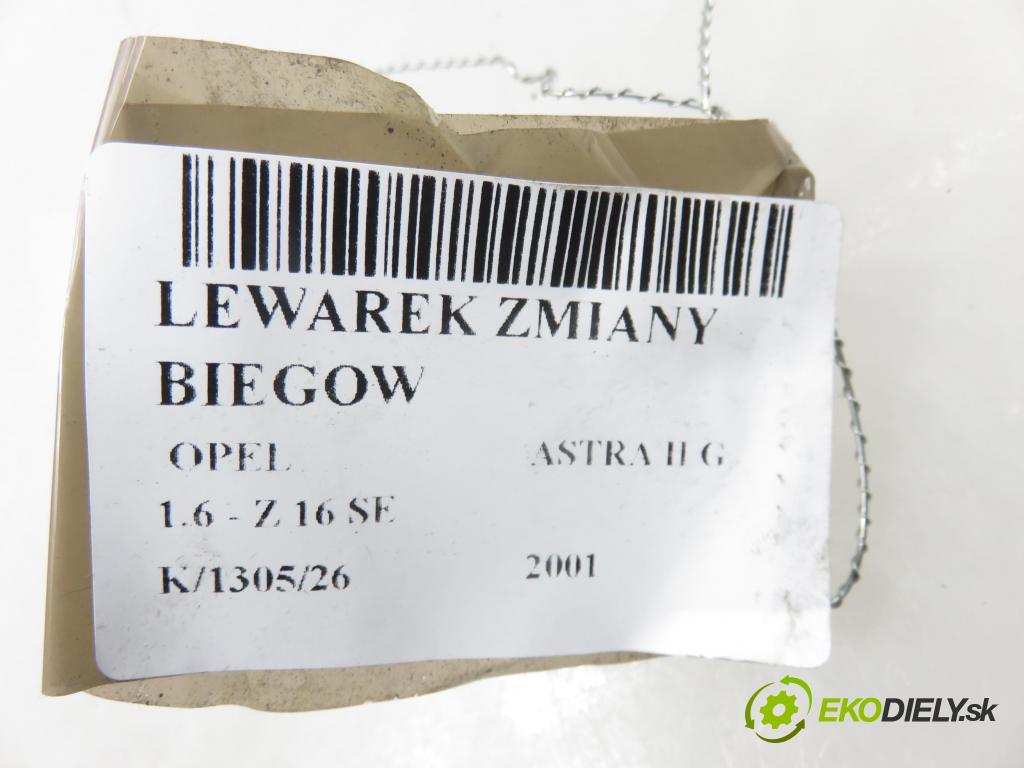OPEL ASTRA G liftback (T98) HB 2001 62,00 1.6 8V - Z 16 SE 1598,00 ZVEDÁK: 90523924