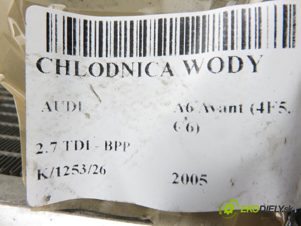 AUDI A6 Avant (4F5, C6) KOMBI 2005 132,00 2.7 TDI - BPP 2698,00 chladič vody