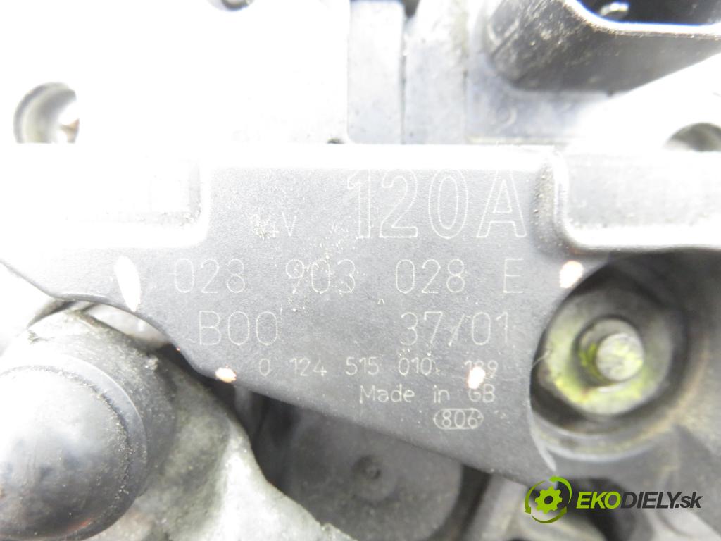 VW SHARAN (7M8, 7M9, 7M6) MINIVAN 2001 85,00 1.9 TDI PD 115 - AUY 1896,00 Alternátor 028903028E ; 0124515010 (Alternátor)