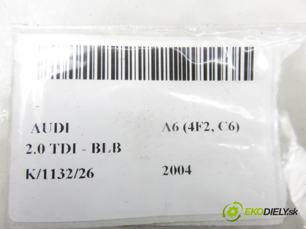 AUDI A6 (4F2, C6) SEDAN 2004 103,00 2.0 TDI - BLB 1968,00 Snímač nárazu 1K0909606 ; 5WK43273 (Snímač nárazu)