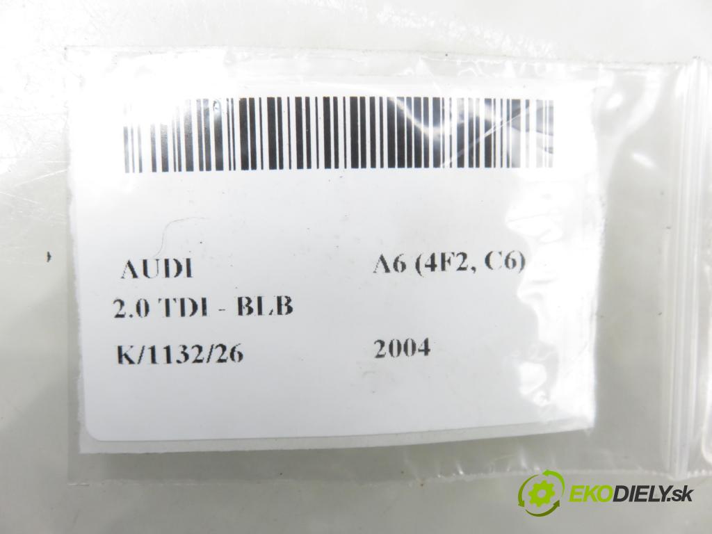 AUDI A6 (4F2, C6) SEDAN 2004 103,00 2.0 TDI - BLB 1968,00 Snímač nárazu 1K0909606 ; 5WK43273 (Snímač nárazu)
