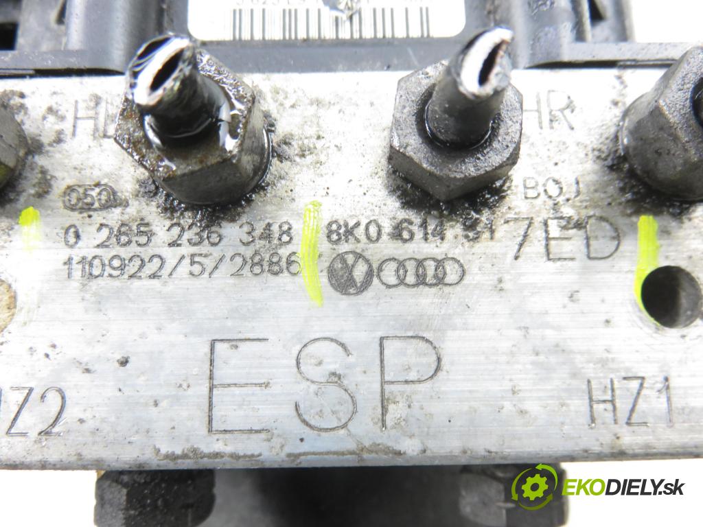 AUDI A4 Avant (8K5, B8) KOMBI 2011 105,00 2.0 TDI - CAGA 1968,00 pumpa ABS 0265951539 ; 8K0614517ED ; 0265236348 (Pumpa ABS)
