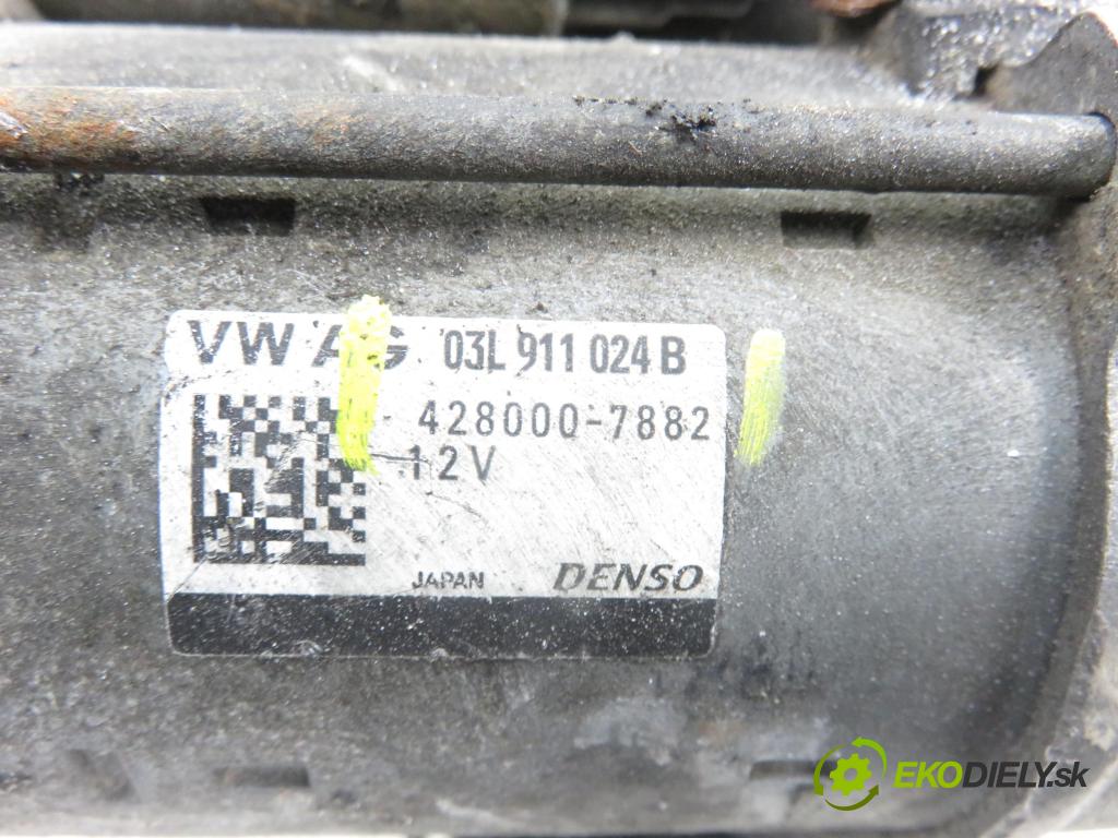 AUDI A4 Avant (8K5, B8) KOMBI 2011 105,00 2.0 TDI - CAGA 1968,00 startér 03L911024B ; 4280007882 (Startér)