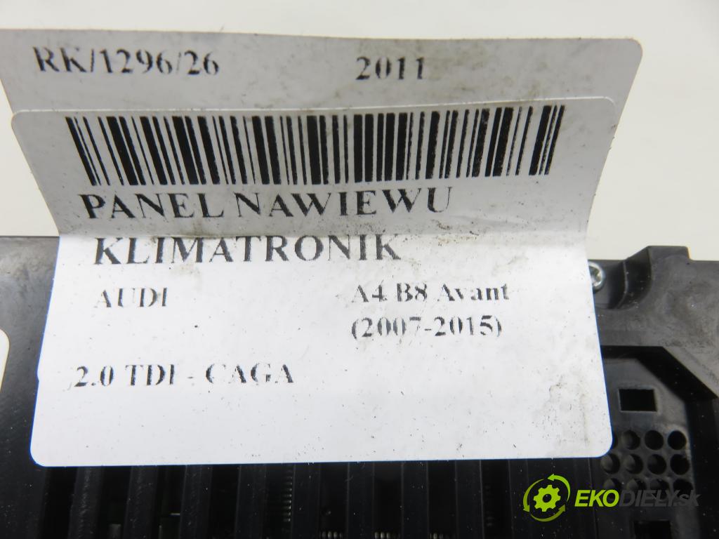 AUDI A4 Avant (8K5, B8) KOMBI 2011 105,00 2.0 TDI - CAGA 1968,00 Panel topení KLIMATRONIK 8T1820043AH ; A2C533345972
