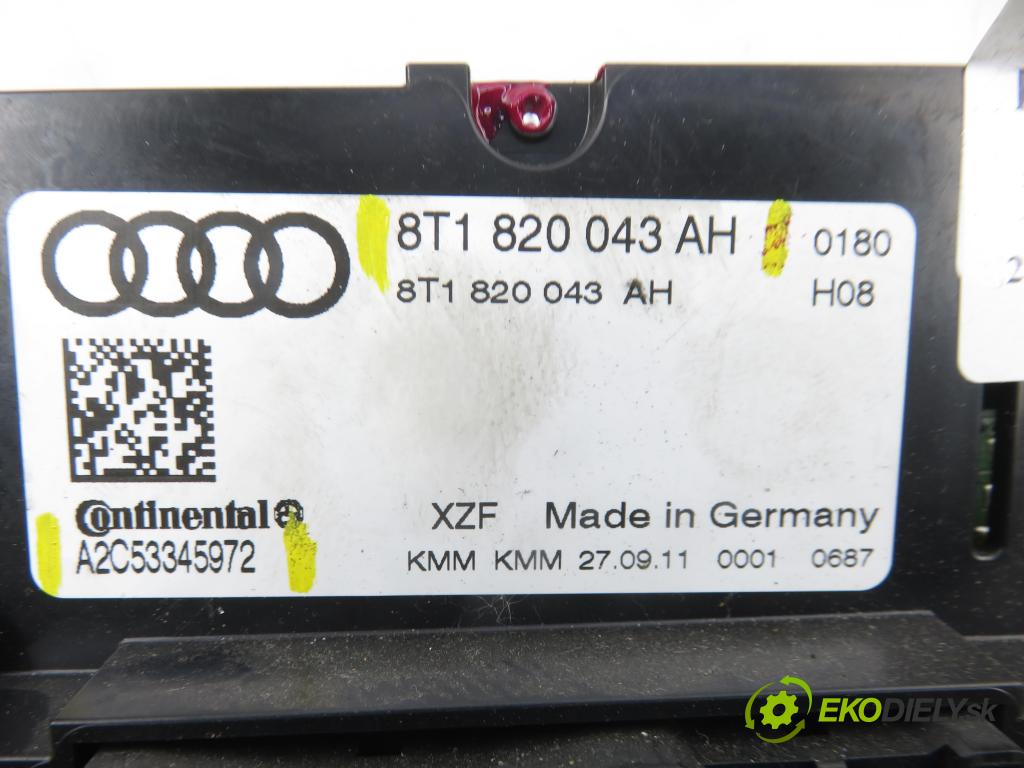 AUDI A4 Avant (8K5, B8) KOMBI 2011 105,00 2.0 TDI - CAGA 1968,00 Panel topení KLIMATRONIK 8T1820043AH ; A2C533345972