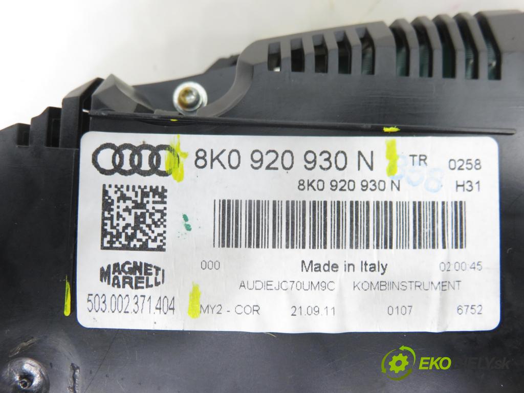 AUDI A4 Avant (8K5, B8) KOMBI 2011 105,00 2.0 TDI - CAGA 1968,00 prístrojovka elektrický 8K0920930N ; 503002371404