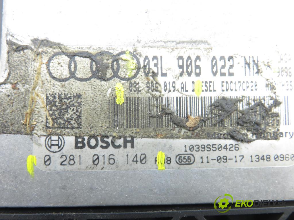 AUDI A4 Avant (8K5, B8) KOMBI 2011 105,00 2.0 TDI - CAGA 1968,00 řídící jednotka motora 03L906022NN ; 0281016140 ; 03L906919AL