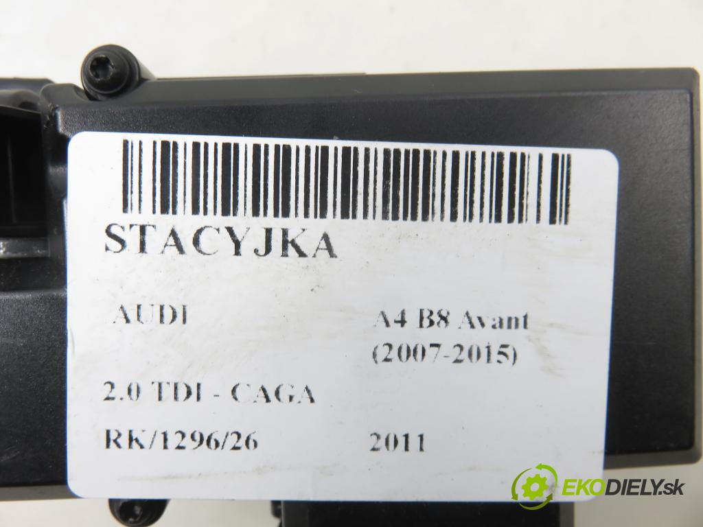 AUDI A4 Avant (8K5, B8) KOMBI 2011 105,00 2.0 TDI - CAGA 1968,00 spínačka 8K0909131D (Spínací skříňka)