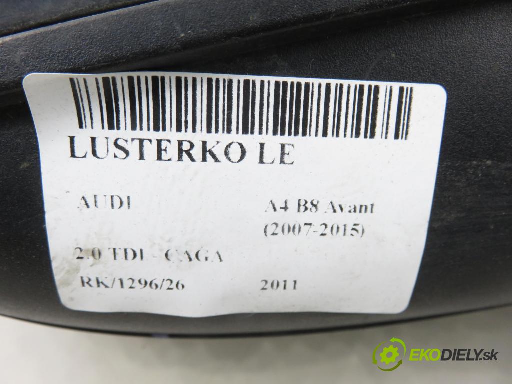 AUDI A4 Avant (8K5, B8) KOMBI 2011 105,00 2.0 TDI - CAGA 1968,00 zpětné zrcátko LE 
