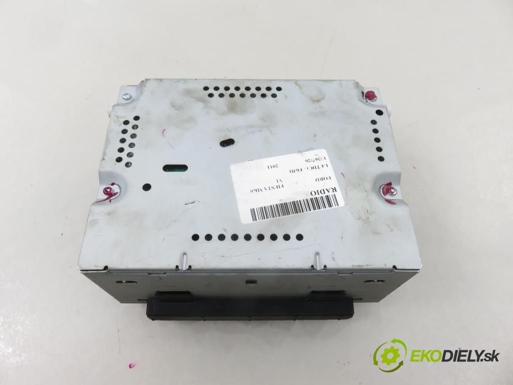 FORD FIESTA VI (CB1,CCN) HB 2011 51,00 1.4 TDCi - F6JD 1399,00 RADIO AA6T18C815AD ; 8A6T18K811AD