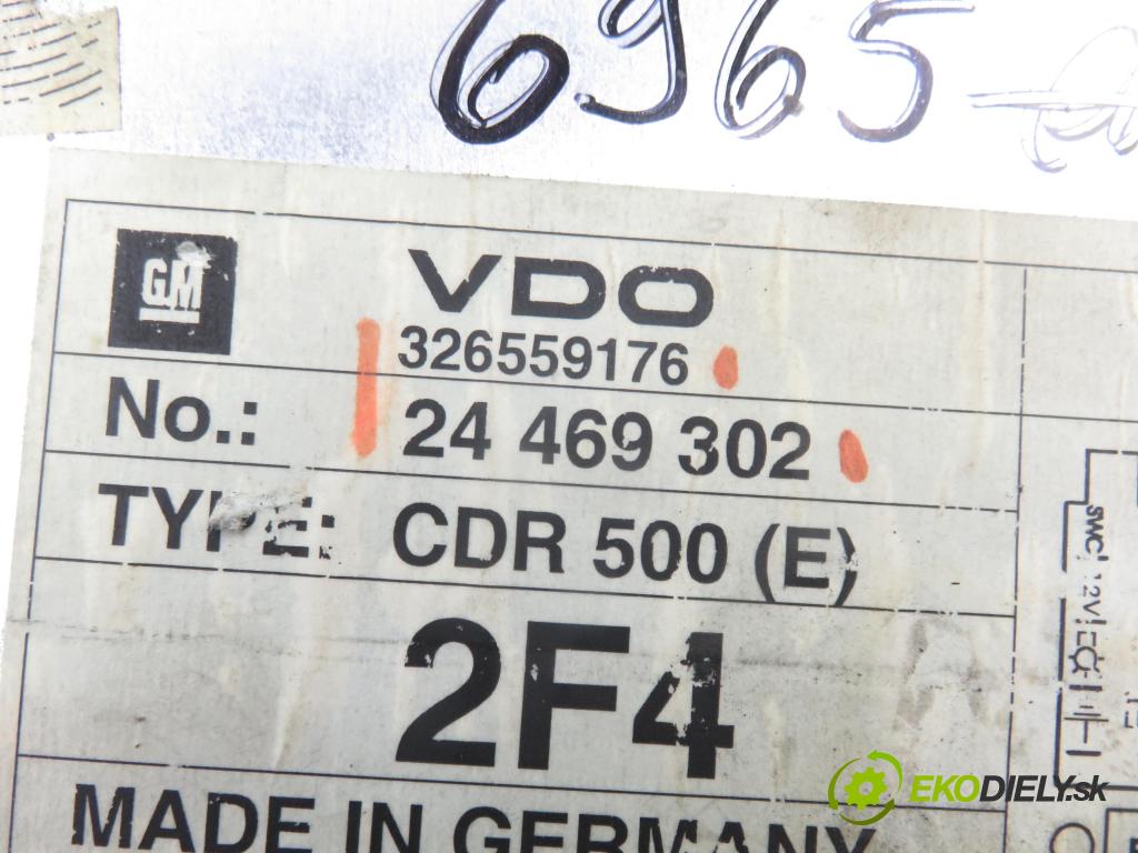 OPEL ASTRA G liftback (T98) HB 2002 55,00 1.7 DTI 16V - Y 17 DT 1686,00 RADIO CD 24469302 ; 326559176