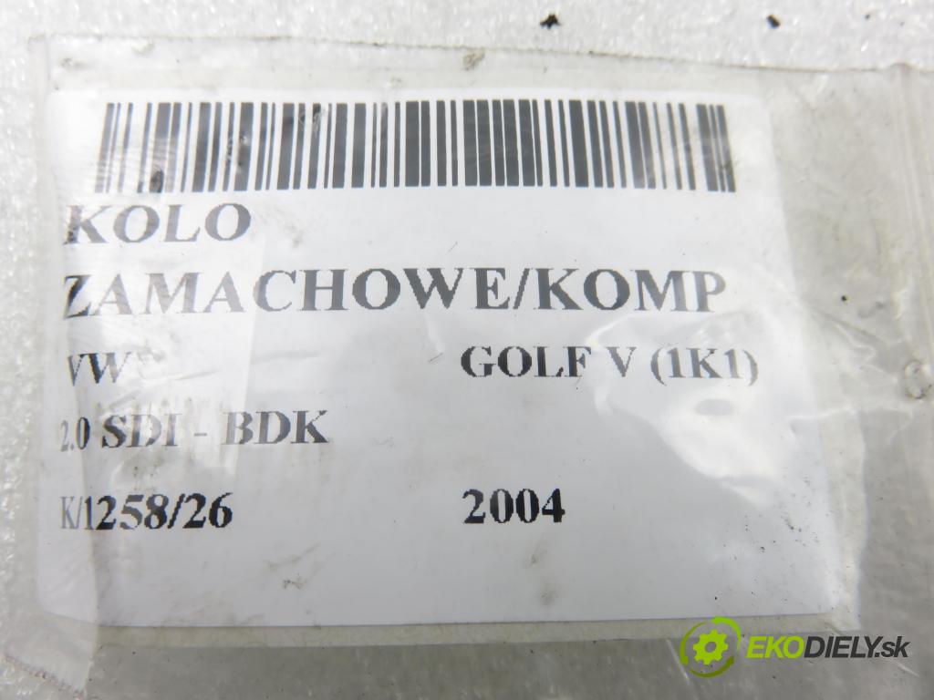 VW GOLF V (1K1) HB 2004 55,00 2.0 SDI - BDK 1968,00 Koleso zotrvačník 3082001168 ; 1878059832 ; 038105273F