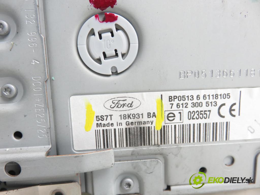 FORD MONDEO III Turnier (BWY) KOMBI 2006 107,00 2.0 16V - CJBB 1999,00 RADIO CD 5S7T18K931BA