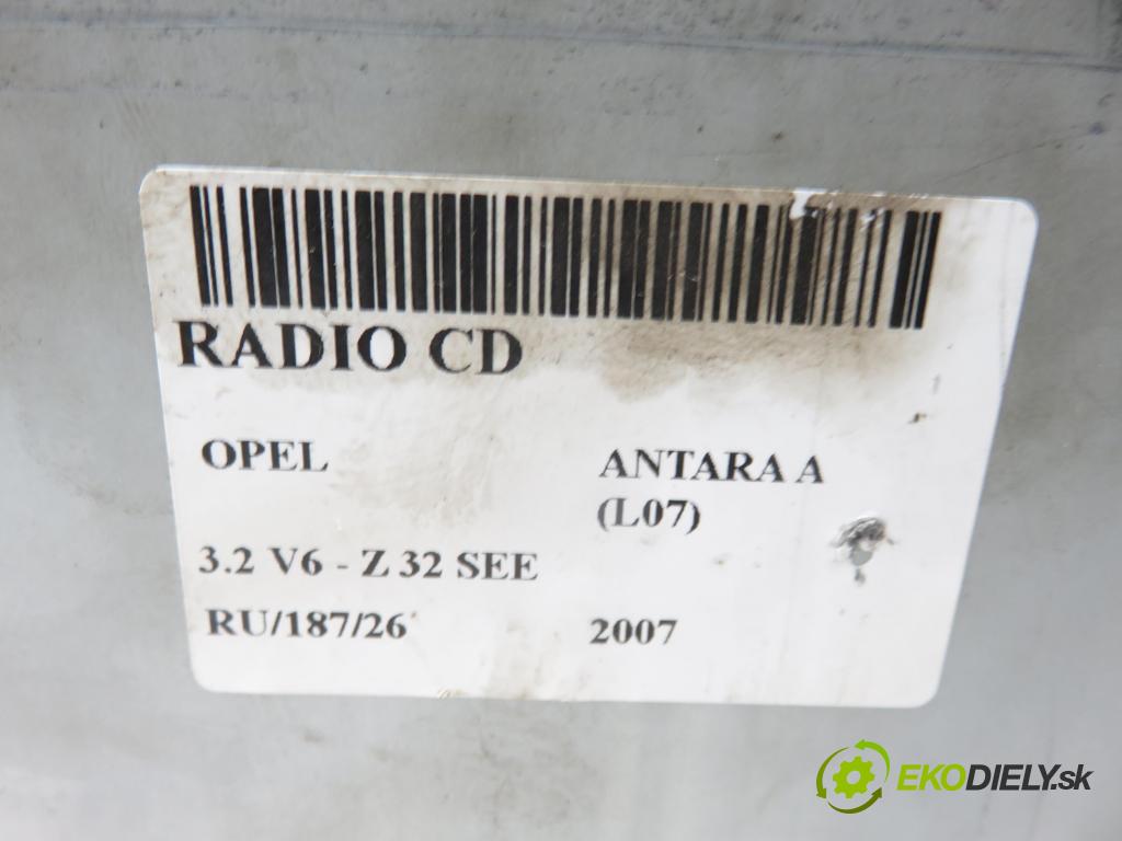 OPEL ANTARA A (L07) SUV 2007 0,00 3.2 V6 - 10 HM 3195,00 RADIO CD 13190748 ; 13190748URE