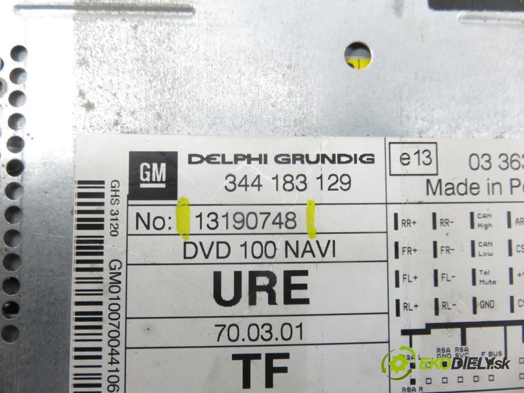 OPEL ANTARA A (L07) SUV 2007 0,00 3.2 V6 - 10 HM 3195,00 RADIO CD 13190748 ; 13190748URE