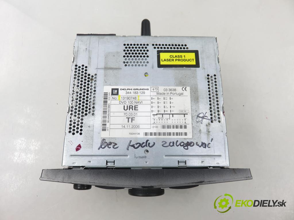 OPEL ANTARA A (L07) SUV 2007 0,00 3.2 V6 - 10 HM 3195,00 RADIO CD 13190748 ; 13190748URE