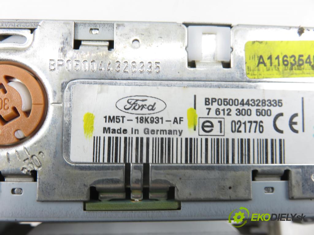 FORD FOCUS (DAW, DBW) HB 2004 74,00 1.8 TDCi - FFDA 1753,00 RADIO 1M5T18K931AF