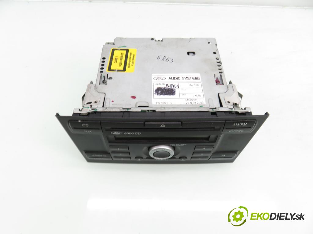 FORD MONDEO III Turnier (BWY) KOMBI 2004 85,00 2.0 16V TDCi 115 - HJBA 1998,00 RADIO CD 3S7T18C815AC