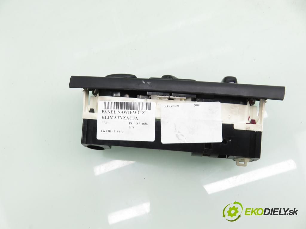 VW POLO (6R, 6C) HB 2009 55,00 1.6 TDI - CAYA 1598,00 Panel kúrenia KLIMATIZACE: 6R0820045D