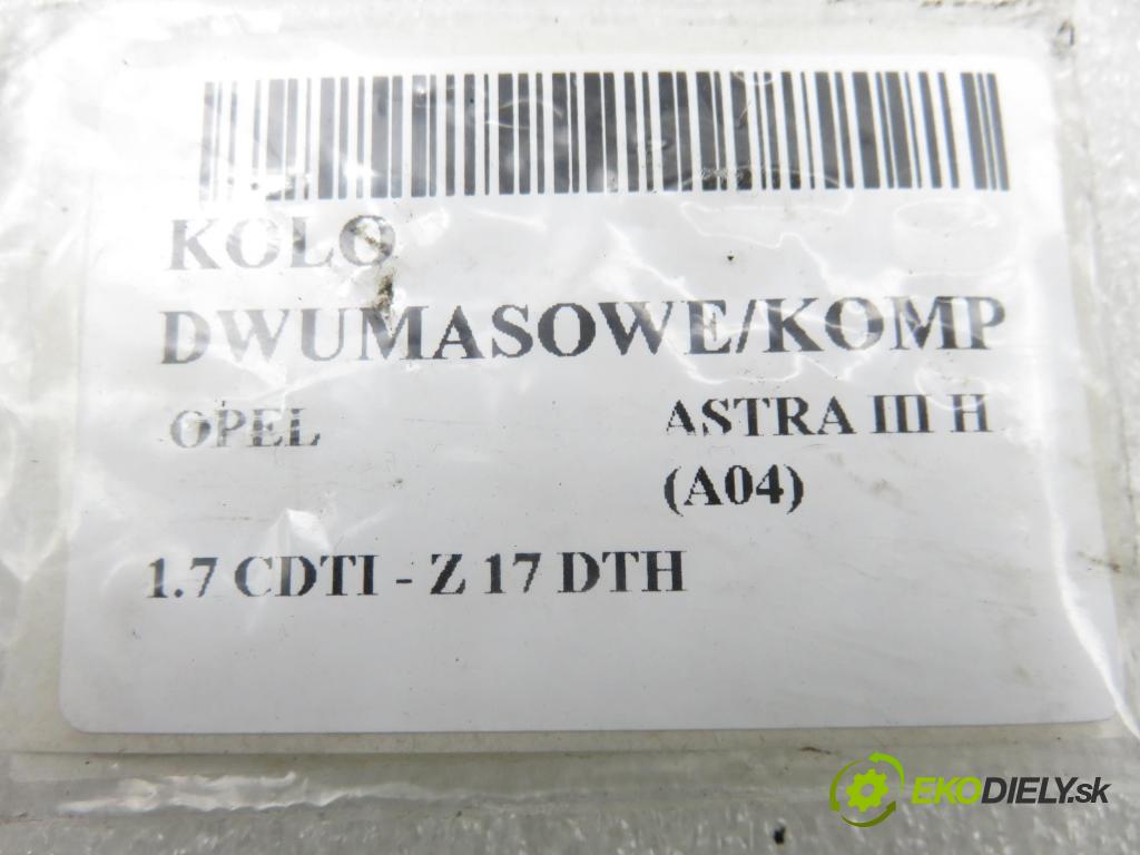 OPEL ASTRA H (A04) HB 2005 74,00 1.7 CDTI 100 - Z 17 DTH 1686,00 řemenice DUAL MASS / COMP 123045010 ; 323058610 ; 415025610
