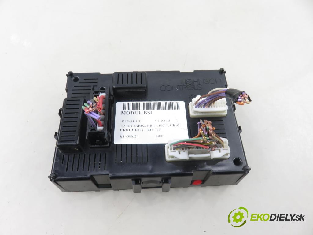 RENAULT CLIO III (BR0/1, CR0/1) HB 2005 55,00 1.2 16V 75 - D4F 740 1149,00 MODUL BCM 8200343732