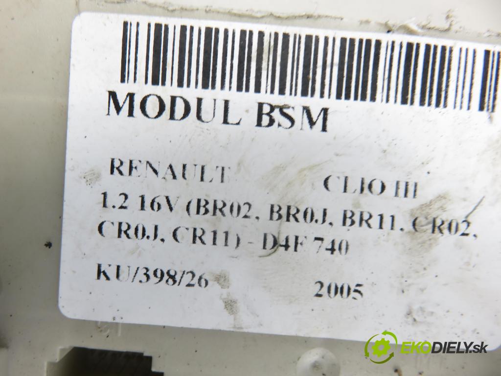 RENAULT CLIO III (BR0/1, CR0/1) HB 2005 55,00 1.2 16V 75 - D4F 740 1149,00 MODUL BSM 356231D
