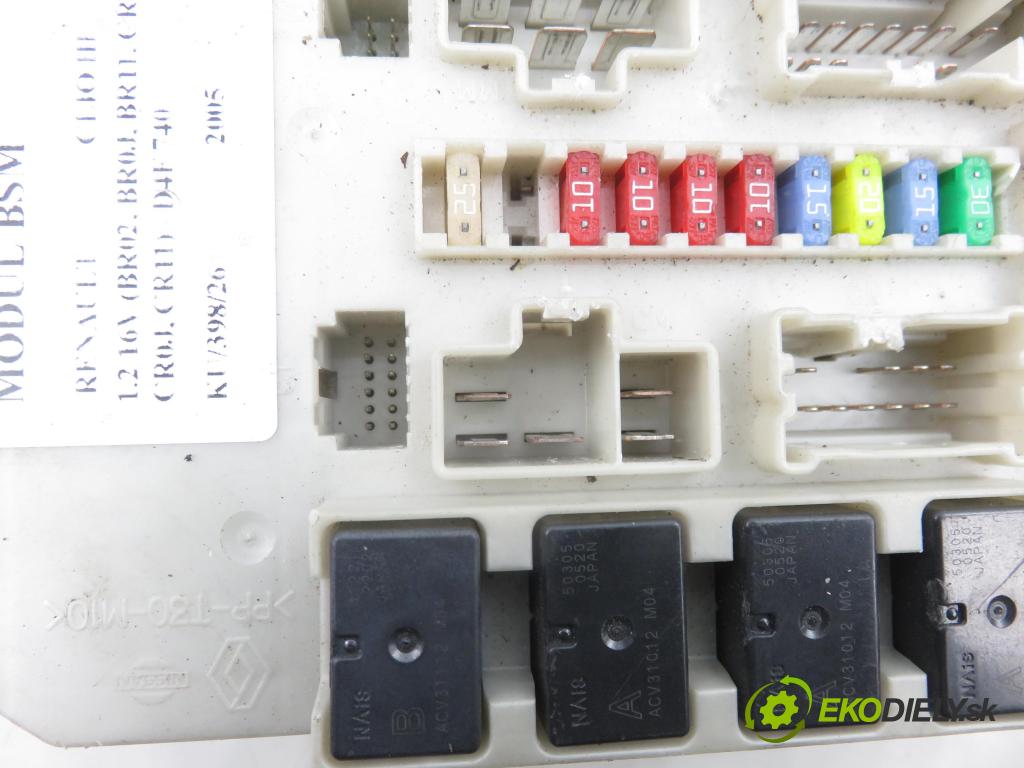 RENAULT CLIO III (BR0/1, CR0/1) HB 2005 55,00 1.2 16V 75 - D4F 740 1149,00 MODUL BSM 356231D