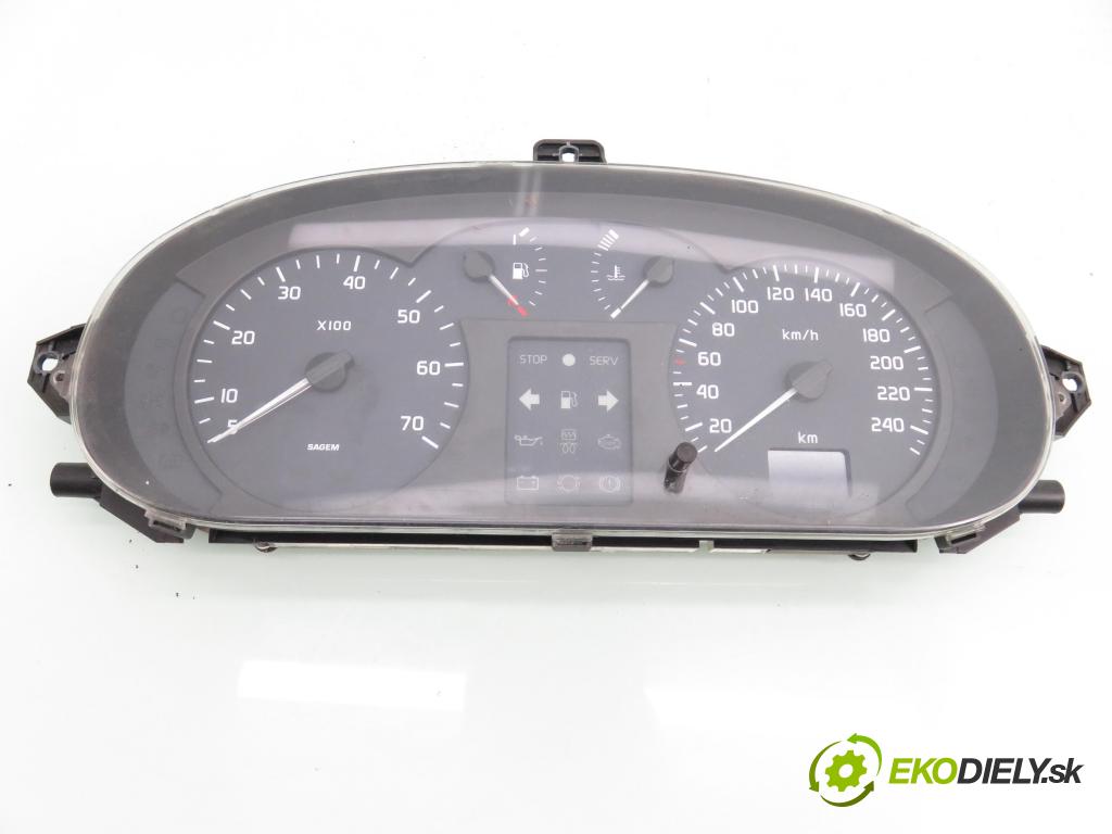 RENAULT SCENIC I (JA0/1_) MINIVAN 2000 75,00 1.9 dCi 102 - F9Q 732 1870,00 Prístrojovka elektrický P8200071820