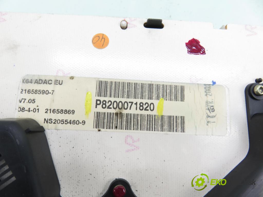 RENAULT SCENIC I (JA0/1_) MINIVAN 2000 75,00 1.9 dCi 102 - F9Q 732 1870,00 prístrojovka elektrický P8200071820